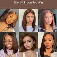 Perruque Bob HD Lace en gros, 100% Cheveux Humains Vierges, Perruque Lace Naturelle pour Femme, Meilleure Perruque Frontale Indienne HD Lace Cheveux Humains Authentiques