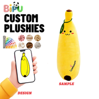 Coussin en peluche doux en forme de mangue, personnalisé en usine, en coton PP, oreiller créatif en forme de fruit rembourré, fabricant OEM