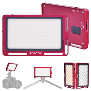 ไฟวิดีโอ LED ขนาดเล็ก FOSOTO รุ่น FT-03 ไฟถ่ายภาพระดับมืออาชีพ สำหรับกล้อง Canon และ <span class=keywords><strong>Sony</strong></span> - Product Image 1