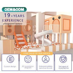 CE Certified Steel Kids Indoor Playground Equipment Soft Children Slides Interactive Games With Safety First Engineering - Product Image 2