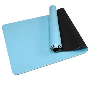 Wholesale Eco Friendly No Smell Wholesale Custom Printed Folding Exercise Fitness Tpe <b>Yoga</b> Mat Manufacturer <b>Pilates</b> Mat - Product Image 1
