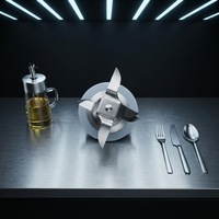 Lame de rechange électrique en acier inoxydable pour mixeurs et robots culinaires domestiques, pièces d'appareils de cuisine, 13000 tr/min, durable pour usage domestique