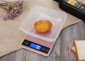 Großhandel Haushalt 5kg/1g Küchen elektronik Waage Edelstahl Digital gewicht Lebensmittel Küchen waage