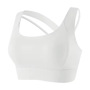 Sujetador deportivo de alta calidad para mujer, estilo racerback, suave como la mantequilla, top corto para correr, entrenamiento, gimnasio, fitness, alta sujeción, a prueba de golpes, para yoga. - Product Image 4