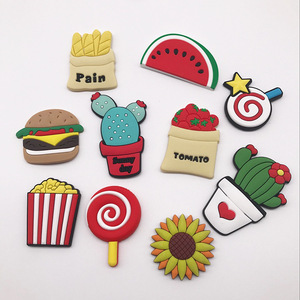 Aimants de réfrigérateur en caoutchouc PVC, aimants alimentaires pour réfrigérateur, autocollants magnétiques pour tableau blanc pour la décoration de la maison - Product Image 2