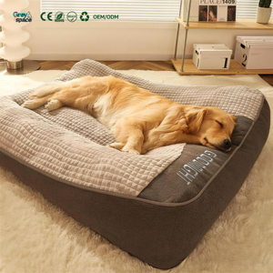 <span class=keywords><strong>Lit</strong></span> orthopédique de luxe XXL en fausse fourrure ultra-douce et respirante <span class=keywords><strong>pour</strong></span> chiens et chats, avec housse amovible et lavable – Vente en gros fabricant - Product Image 1