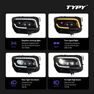 ชุดไฟหน้า LED 12V 6000K สำหรับรถเบนซ์ GLB ปี 2020-2022 พร้อมไฟ DRL และไฟเลี้ยวแบบไดนามิก - Product Image 4