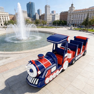 Nouveau design de train sans rails, manège de train d'amusement et train sans rails, manège de train amusant <span class=keywords><strong>pour</strong></span> créer de beaux souvenirs dans le parc - Product Image 1
