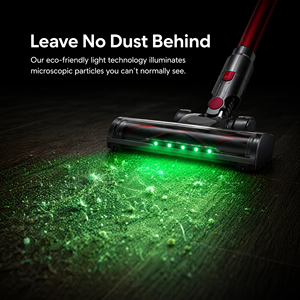 PV26 Cordless <b>Stick</b> Vacuum Cleaner 40Kpa Suction Dust Detection <b>LED</b> for Home Carpet Pet Hair - Product Image 6