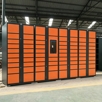 Boîte de livraison de colis multi-compartiments, casier intelligent démontable en libre-service, livraison de colis OEM pour écoles, usage intensif