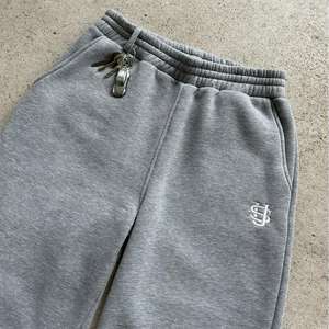 Pantalons décontractés de haute qualité en coton pur 100% sur mesure, couleur unie, pantalons de survêtement à jambes larges pour hommes - Product Image 4