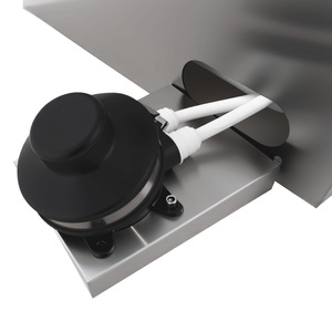 Modern Outdoor Mobile Sink <b>Trailer</b> Stainless Steel Pedestal Sinks Foot Pump Free-Standing Polished for Cold Hot Washing Station - Product Image 3