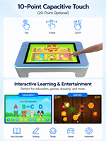 Entrega en 3 Días, Mesa Táctil de 32 Pulgadas, Mesa de Juego con Pantalla Táctil, Mesa Interactiva Infinity Android Windows, Juegos Educativos para Niños