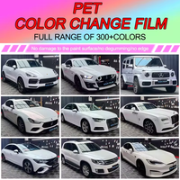 Film de covering automobile en PET 6,5 mil, couleur argent liquide, effet métallique, changeant de couleur, aluminium Mercury GT Silver, vente en gros