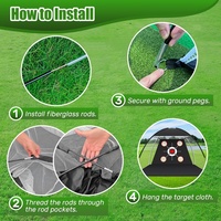Tapis d'entraînement de golf, filet d'entraînement pour frapper, filet de golf pour l'entraînement au swing, cadeaux pour hommes, papa, lui, golfeur