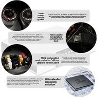 Reproductor de música digital HIFI sin pérdidas Audio Streamer Decodificador Preamplificador Red integrada Reproductor multimedia Conectividad inalámbrica