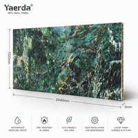 Décoration intérieure, panneau mural moderne en WPC avec motif floral, insonorisant, imperméable, pour salle de bain et escalier - Prix de gros