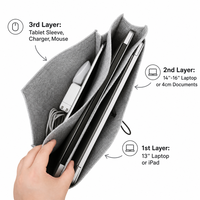 Sac pour ordinateur portable Cloud avec pochette intérieure amovible, étui rembourré souple pour ordinateur, sac bandoulière pour femme OEM ODM
