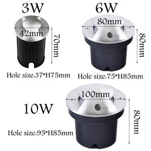Lumière extérieure souterraine 1 côté <span class=keywords><strong>pour</strong></span> arbres Parthway Ip65 Lumière de pont encastrée extérieure étanche - Product Image 4