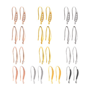 Ganchos para Pendientes de Plata de Ley S925 de la Marca V.<span class=keywords><strong>ME</strong></span> al por Mayor, para Fabricación de Joyería DIY - Product Image 2