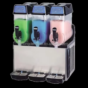 เครื่องทำมิลค์เชคและเครื่องดื่มแช่แข็งแบบไม่มีกาก 12 ลิตร x 3  รุ่นใหม่ สำหรับทำมาร์การิต้าและน้ำแข็งปั่น - Product Image 1