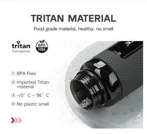 Bouteille d'eau réutilisable Tritan 800 ml avec infuseur à thé et logo personnalisé UZSPACE, idéale pour la consommation directe, les voyages et la rentrée scolaire - Product Image 5