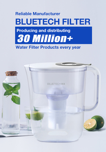 Yüksek pH'lı Çevre Dostu Alkali BPA İçermeyen Su Tadını ve Kokusunu İyileştiren Gıda Sınıfı ABS Malzemeli 3.5L Aktif Karbon Filtreli Sürahi - Product Image 2