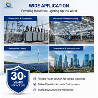 Transformateur immergé dans l'huile ONAN triphasé 1500KVA IEC60076 10kV/35kV 400V/480V 380V/440V 110V 50/60Hz 100%