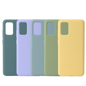 Funda de teléfono de silicona líquida Real de alta calidad para <span class=keywords><strong>Samsung</strong></span> S24 S23, funda móvil de goma de silicona de tacto suave con forro de microfibra - Product Image 6