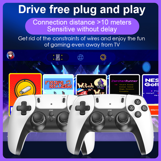 HY01 Game Stick 4K Output Retro Video Game Console TV Classic Gaming Consoles for PSP