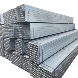 亜鉛メッキ正方形鋼管50x50中空管状鋼長方形チューブ