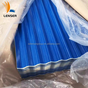 Lámina de techo corrugada recubierta Shinko UAE calibre 30 lámina de techo de color azul mejor precio para la cantidad de contenedores