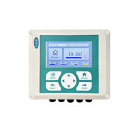 Mesure de niveau de liquide à ultrasons Capteur de distance Affichage LCD Type de notation personnalisable OEM Compteur de niveau de différence de niveau d'eau