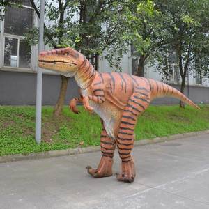 Costume de dinosaure du monde de <span class=keywords><strong>Dino</strong></span> de parc d'attractions Jambes cachées réalistes pour parc à thème - Product Image 5