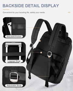 Sac à dos de randonnée étanche et antivol College Laptop Weekender Overnight Bag - Product Image 6