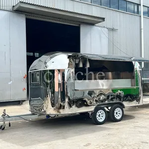 Camion de restauration mobile de haute qualité en acier inoxydable de 4 m pour la vente, idéal pour le camping - Product Image 5