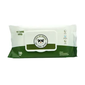 Customized Logo Wet Wipes OEM/ODM Acceptable Mulit-purpose Cleaning Pet Wet Wipes