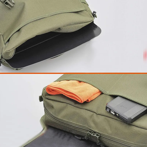 Borsa in Pelle MEOSROCK di Lusso per <span class=keywords><strong>Harley</strong></span> <span class=keywords><strong>Davidson</strong></span>, Bagaglio Vintage per Moto Touring, Borse Laterali per Sedile Posteriore - Product Image 3