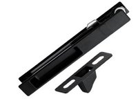 Serrure de fenêtre coulissante moderne et durable en alliage d'aluminium et plastique avec loquet à boulons et verrou à poussoir - Utilisation hôtelière