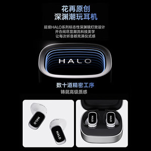 Halo Buds Abyss Cyber​​​​​​Play หูฟังบลูทูธ V6.0 ระบบตัดเสียงรบกวน อายุการใช้งานแบตเตอรี่ยาวนาน ดีไซน์มีสไตล์ - Product Image 3