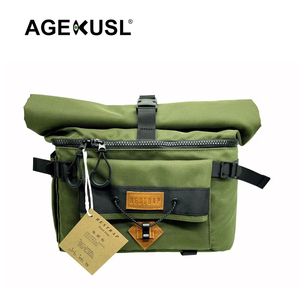 AGEKUSL Cesta delantera aislada <span class=keywords><strong>Bolsa</strong></span> de bicicleta Separación en seco y húmedo <span class=keywords><strong>para</strong></span> <span class=keywords><strong>Brompton</strong></span> Pikes 3Sixty Bolsas y cajas plegables <span class=keywords><strong>para</strong></span> bicicleta - Product Image 2