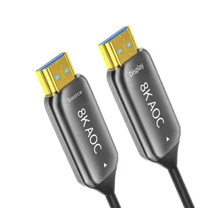 Cable HDMI directo 8K 60Hz 4K 120Hz Alto ancho de banda HDMI HDR HDMI fabricantes de cables de fibra óptica