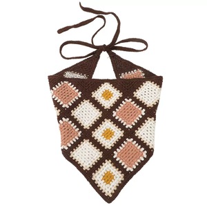 Q&Y Nuova Fascia per Capelli Floreale all'Uncinetto, Foulard da Donna, Sciarpa per Capelli, Fascia con <span class=keywords><strong>Margherite</strong></span>, Foulard Vintage a Quadrati per Ragazze - Product Image 4