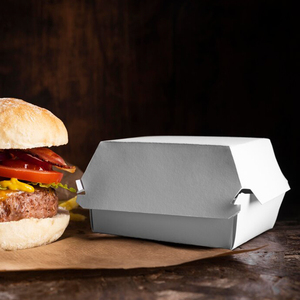 <span class=keywords><strong>Emballage</strong></span> de hamburger en <span class=keywords><strong>carton</strong></span> jetable de qualité <span class=keywords><strong>alimentaire</strong></span> personnalisé, boîte à hamburger en papier kraft, <span class=keywords><strong>emballage</strong></span> écologique - Product Image 2