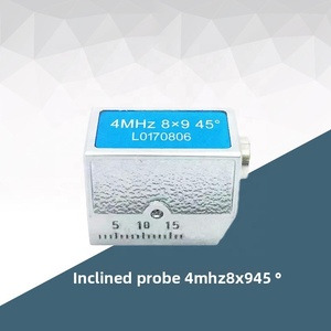 เซ็นเซอร์ทดสอบการเชื่อมคุณภาพสูง ยี่ห้อ LX 4MHz 8x9 มม. 45/60/70 องศา สำหรับตรวจจับข้อบกพร่องด้วยคลื่นอัลตราโซนิก หัววัดแบบลำแสงมุม วัสดุสำหรับการตรวจสอบ - Product Image 3