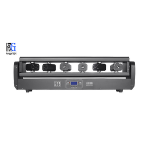 Laser à tête mobile RGB 6 <span class=keywords><strong>yeux</strong></span> 500 mW de haute qualité, 6 têtes, faisceau laser pour DJ, lumières de scène disco - Product Image 2
