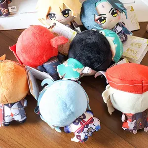 10CM impacto Tartaglia Kaeya Diluc Venti Xiao Klee peluche colgante juguete Mini llavero muñeca mochila accesorio para regalo - Product Image 3