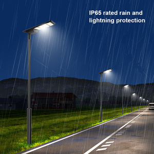 Lampadaire Solaire Intégré en Gros pour Usine, avec Détecteur de Mouvement, Éclairage LED Extérieur Étanche IP65 pour Applications Routières - Product Image 4