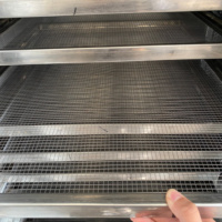 Armoire de séchage à air chaud commerciale en acier inoxydable, équipement industriel de déshydratation pour légumes, fruits et herbes (piment rouge)