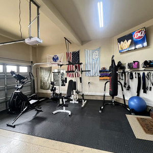 <span class=keywords><strong>Tapis</strong></span> de sol en <span class=keywords><strong>mousse</strong></span> épaisse de 23,62 pouces, dalles de sol en <span class=keywords><strong>mousse</strong></span> emboîtables, imperméables, insonorisées, absorbant les chocs, <span class=keywords><strong>tapis</strong></span> de fitness - Product Image 2